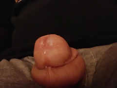 a little cum after pump