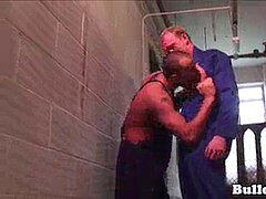 tatted masculine hunk bends for rock-hard manmeat