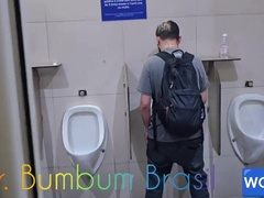 Folks having fuckfest in public restrooms.