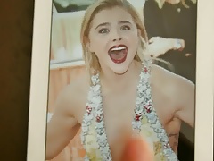 Chloe Moretz cumtribute - september 2016