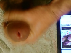 Wank and cum