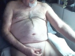 Parent, small cock handjob, bear handjob