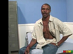 inexperienced milky guy gets group-fucked by black dudes