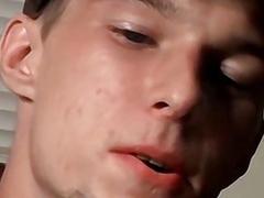 Straight amateur thugs Chain and Aaron join to wank dicks