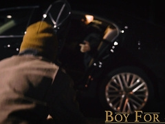 BoyForSale Young gimp Dylan Tides submits to DILF domineering Ace Banner