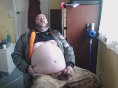 Pipe Smoking Fat Skinhead