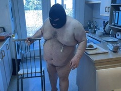 Massive dildos and anal play for chubby gay bears in nipple BDSM action