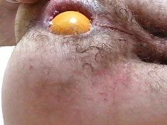 What's up my hole today? Orange ball pops out