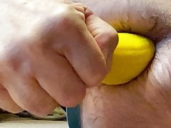 Stuffing my ass with a squash slo mo 4