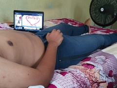 He came home from college nasty and I wank until I spunk