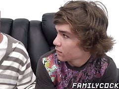 Stepsons forbidden hardcore threesome pounding with daddy