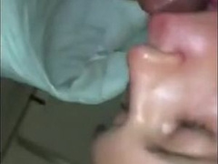 Sucking a black cock until he shoot his load 7