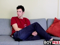 Hot tight ass and hung twink Kyler Rex gets to jack off