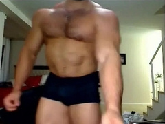 Str8 arab bodybuilder massive flexing 2
