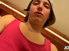 Skater Blinx Jacks His Stiff Stiffy Like A Pornography Starlet