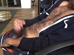 Rock Mercury In Jerking Off On My Hairy Pubes