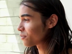 Long Hair Mexican Teen Shows His Monster