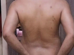 Fabulous Dude Putting Grease in BACKSIDE and Smacking Booty So Stiff