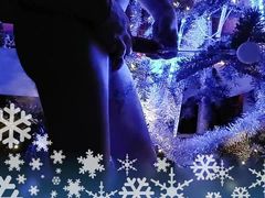 lighting of christmas tree in my cock and cum