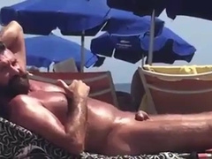 Str8 spy daddy bear at the beach 3