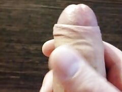 Wanking my cuck dick