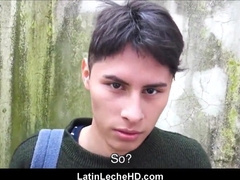 Young Latino Lad Paid Hookup With Gaymale Filmmaker Outdoors