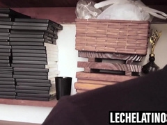 LecheLatinos.com - Stepson's ultra-kinky throat painted with my jizz