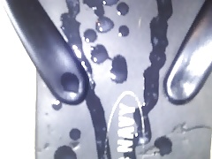 Cumming on Old Navy flip flop