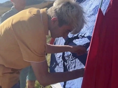 parent in the woods in a tent with his son-in-law boinks taut rump lads part 1
