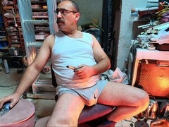 Amateur muscle bear compilation featuring Cenkay and his Turkish cock