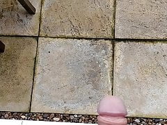 Pissing outside