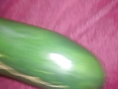 Huge cucumber for my ass