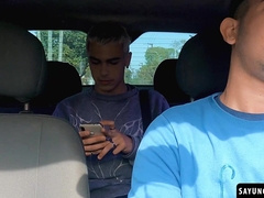 Edipo Rey got into the wrong ride and got fucked Leo Blue fat dick