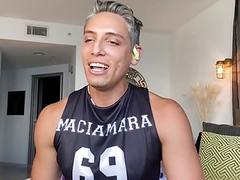 Gay men watching porn via webcam - Luke Adams & Diego Sans