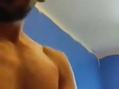 Showing off my huge cock