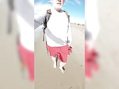 Beach Walk in France