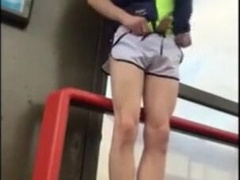 Public Cock Show in Metro Station - Amateur Big Dick Twink 2
